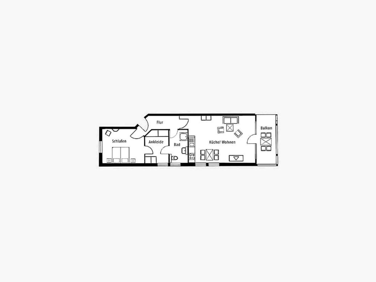 Apartment Komfortplus Mit 1 Schlafzimmer Und Balkon Im Obergeschoss 289 *